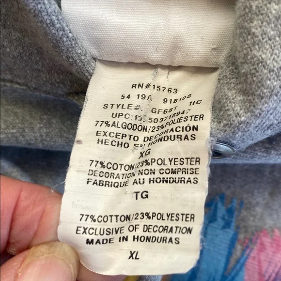 Champion brand collaboration with Sesame Street gray reverse weave hoodie XL - Picture 6 of 8